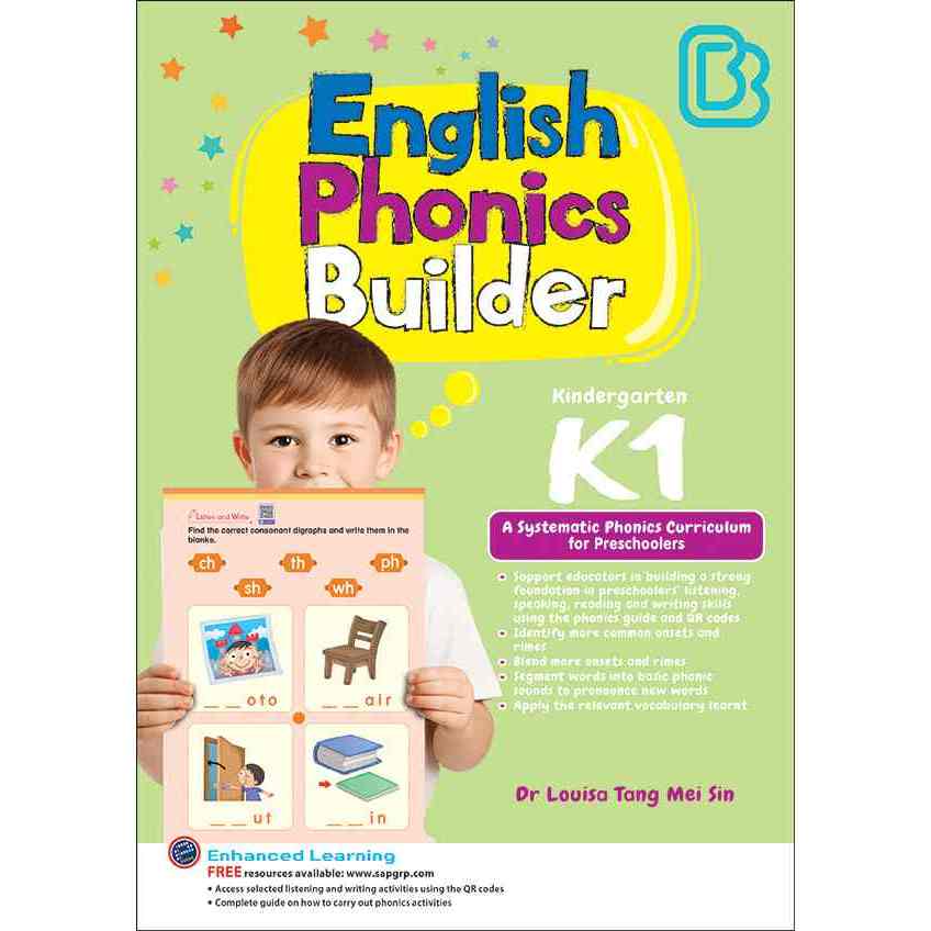 SAP_แบบฝึกหัด Phonics สำหรับอนุบาล 2 English Phonics Builder K1