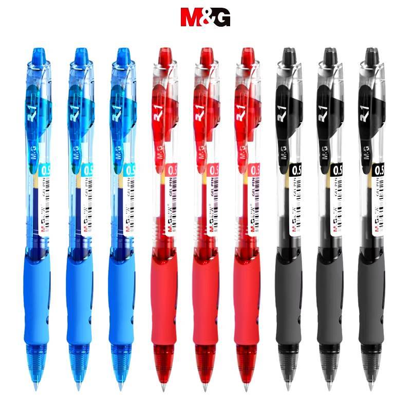 ปากกาเจล M&G แบบกด ขนาดหัว 0.5 MM รุ่น GP1008 และไส้ปากกาเจล รุ่น G-5 (ราคาต่อ1ชิ้น)