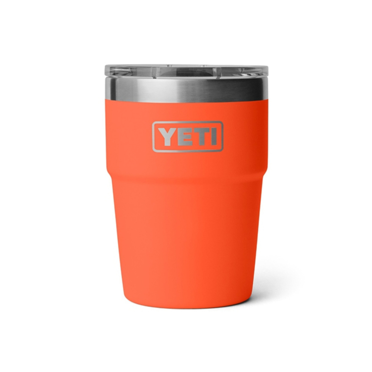 YETI แก้วเยติ สำหรับใส่เครื่องดื่ม RAMBLER 16 OZ STACKABLE CUP WITH MAGSLIDER LID