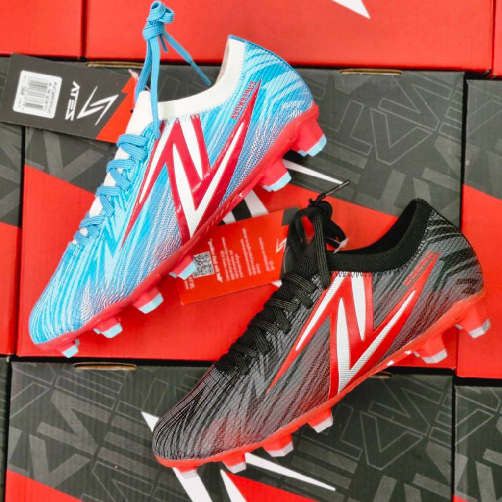 ZETA รองเท้าฟุตบอลรองเท้าสตั๊ด หนังสังเคราะห์เกรดพรีเมียม ไซส์ 38-44 พร้อมส่ง