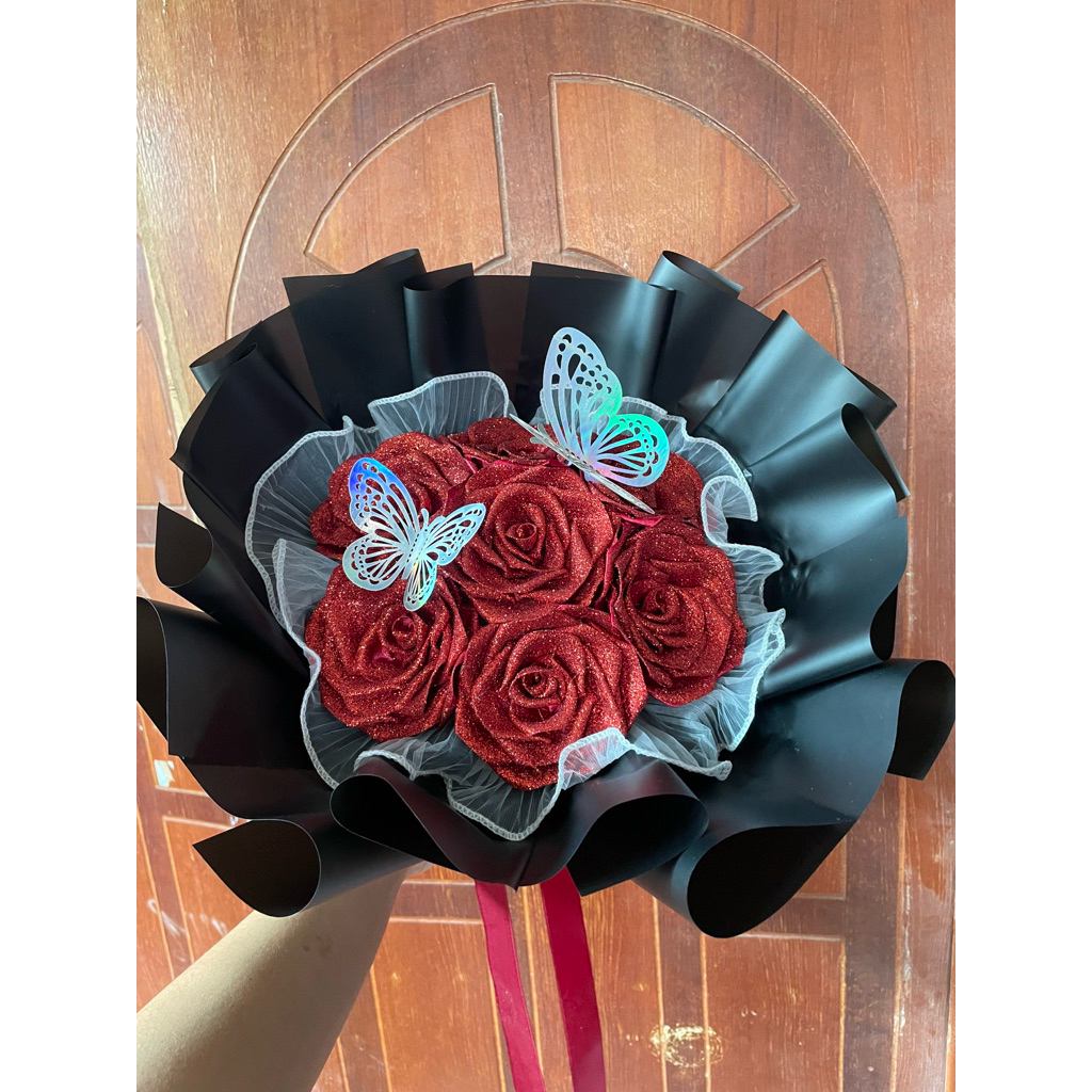 📍ส่งของวันที่ 27 ก.พ. 69📍ช่อดอกกุหลาบ ไซส์  7 ดอก ช่อดอกไม้รับปริญญา ของขวัญปัจฉิม - รูปที่ 4