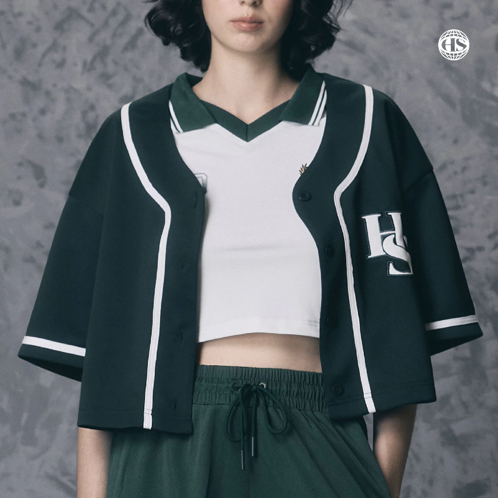 Highschool Sports Collection 2025 crop basic baseball เสื้อเบสบอลเบสิกครอป- OTG24569
