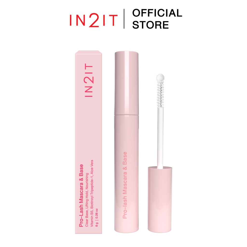 IN2IT Pro-Lash Mascara & Base - มาสคาร่าใส 3in1 พร้อมบำรุง (PLM)