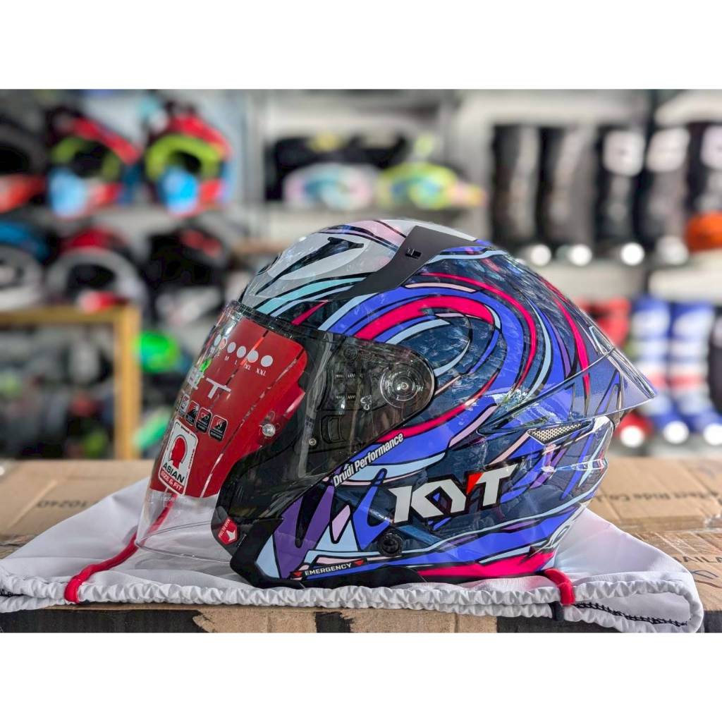 หมวกกันน็อคครึ่งใบKYT TTR-JET ใหม่ล่าสุด 2025!!