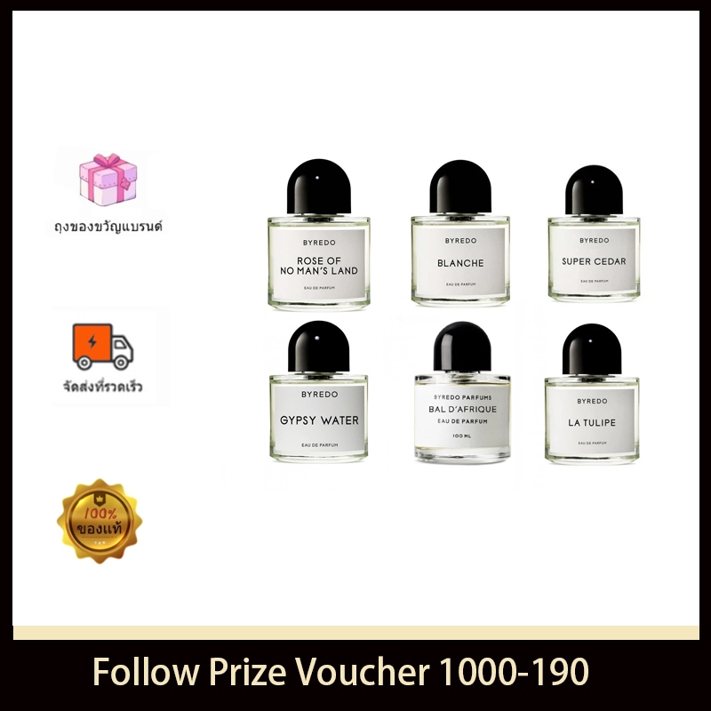 จัดส่งฟรี🎁 BYREDO Rose Of No Man's Land / Mojave Ghost / Blanche / Gypsy Water 100ml EDP
