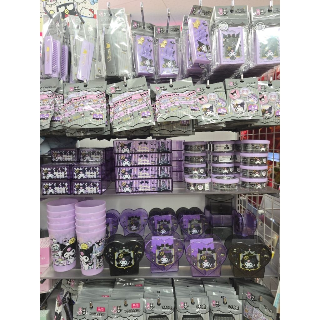 💜พร้อมส่ง🖤ของใช้คุโรมิ kuromi แต่งห้องน่ารัก ของใช้น่ารัก ของแท้ 100%