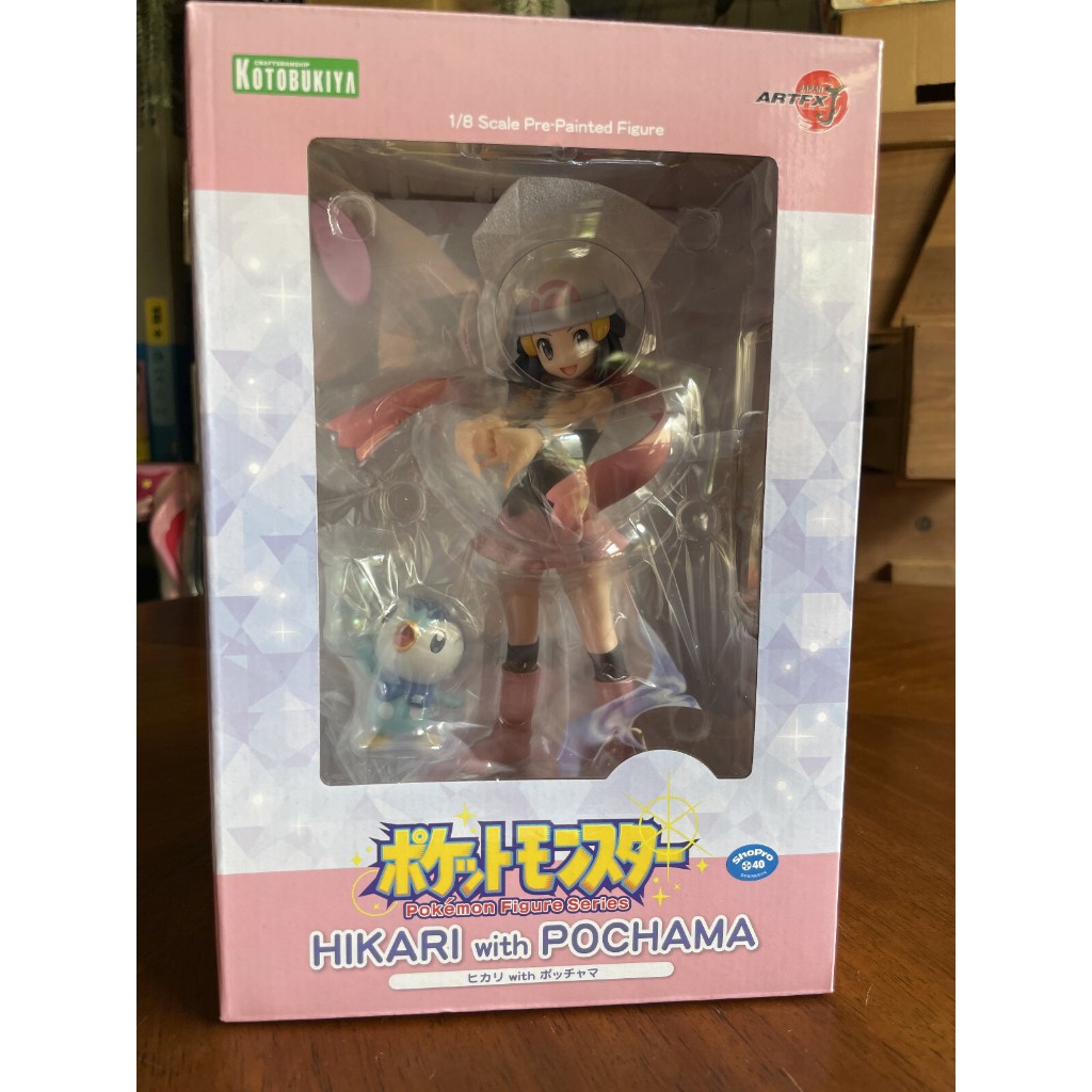 Kotobukiya ARTFX J Hikari with Pochama Dawn with Piplup Pokemon Diamond Pearl