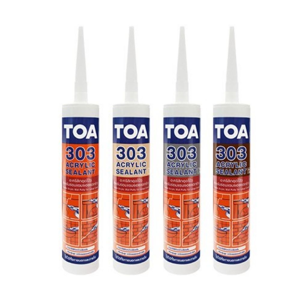 TOA อะครีลิก ฟิลเลอร์ 303 อะคริลิคโป๊ว อุดรอยแตก รอยร้าว