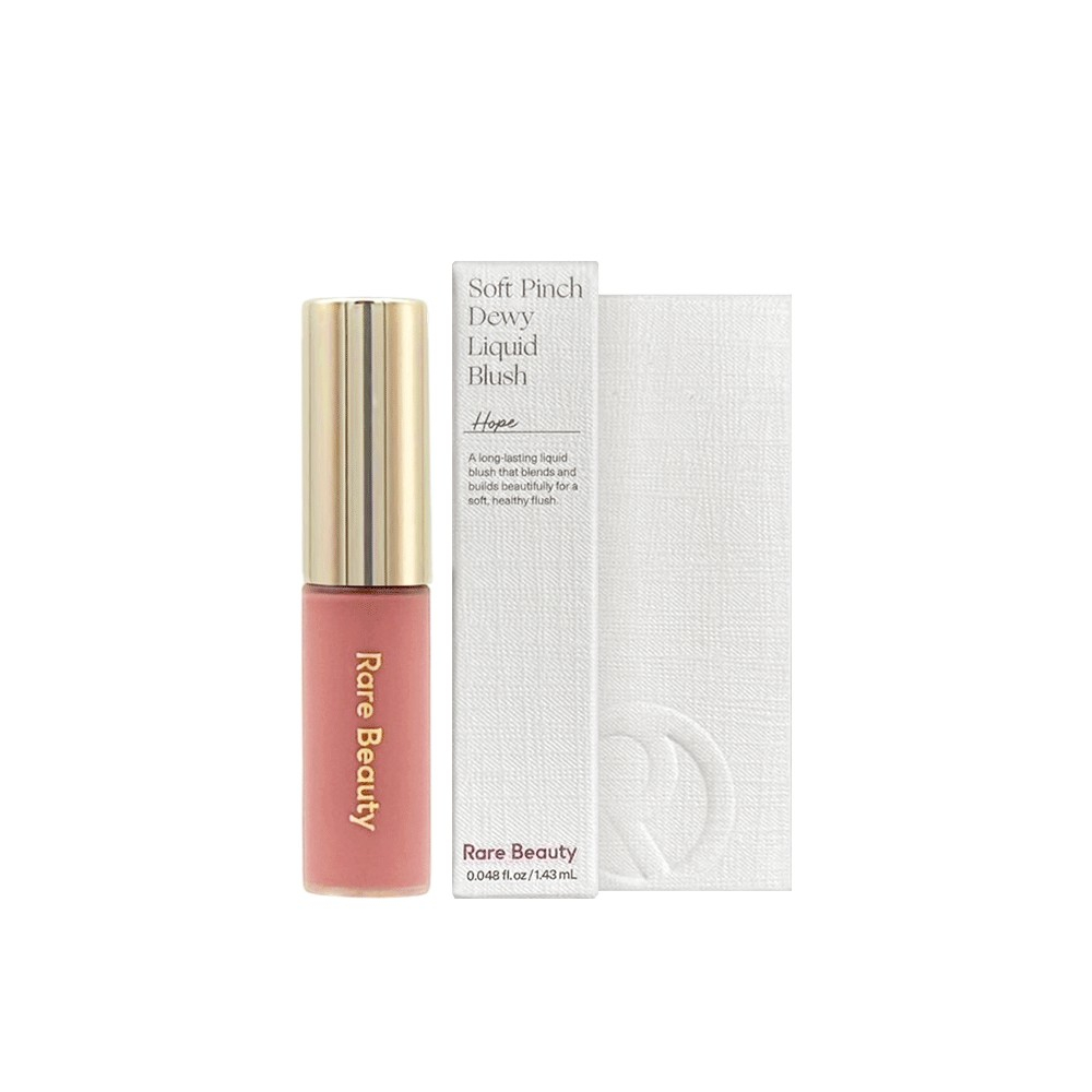 Rare Beauty Soft Pinch Liquid Blush #Hope 1.43 ml ลิควิดบลัชเนื้อบางเบา สีชมพูที่สวยหวานละมุน