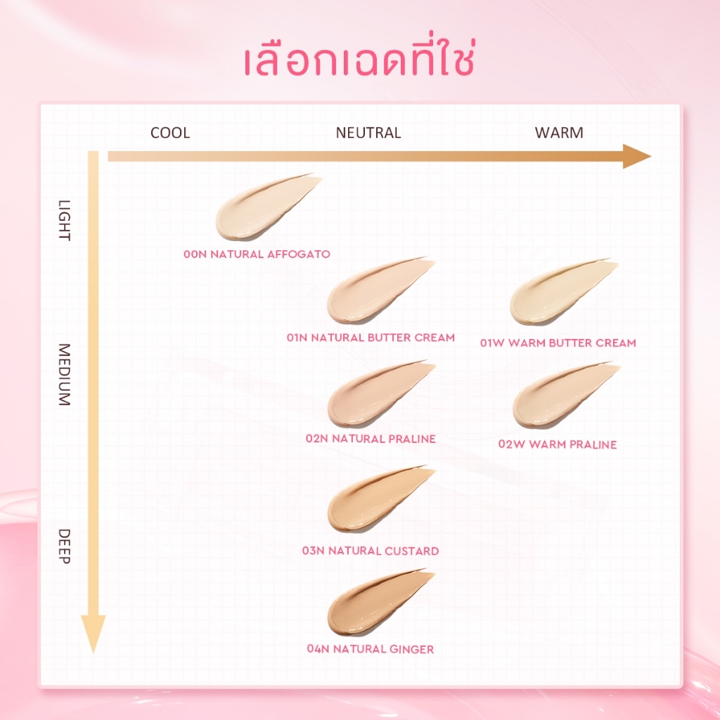 Glad2Glow Perfect Cover Cushion คุชชั่น cushion รองพื้น foundation