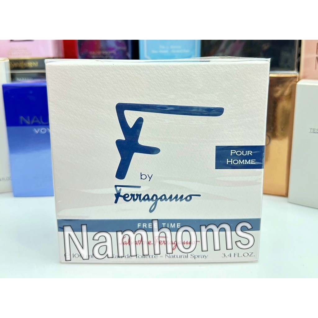 F by Ferragamo Pour Homme Free Time EDT 100ml กล่องซีล
