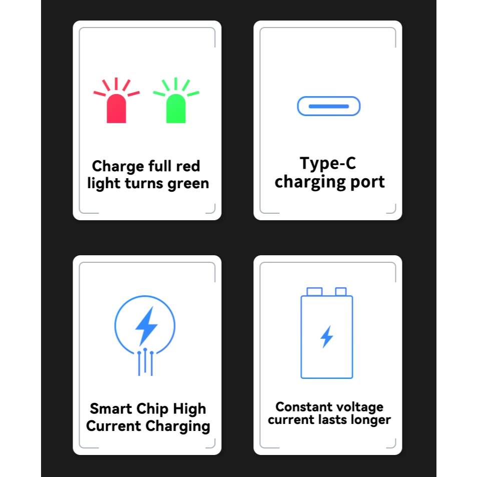 ถ่านชาร์จ 9V Beston ชาร์จด้วยสาย USB ใช้ง่าย คุ้มค่า ถ่าน9vแบบชาจได้ - รูปที่ 7