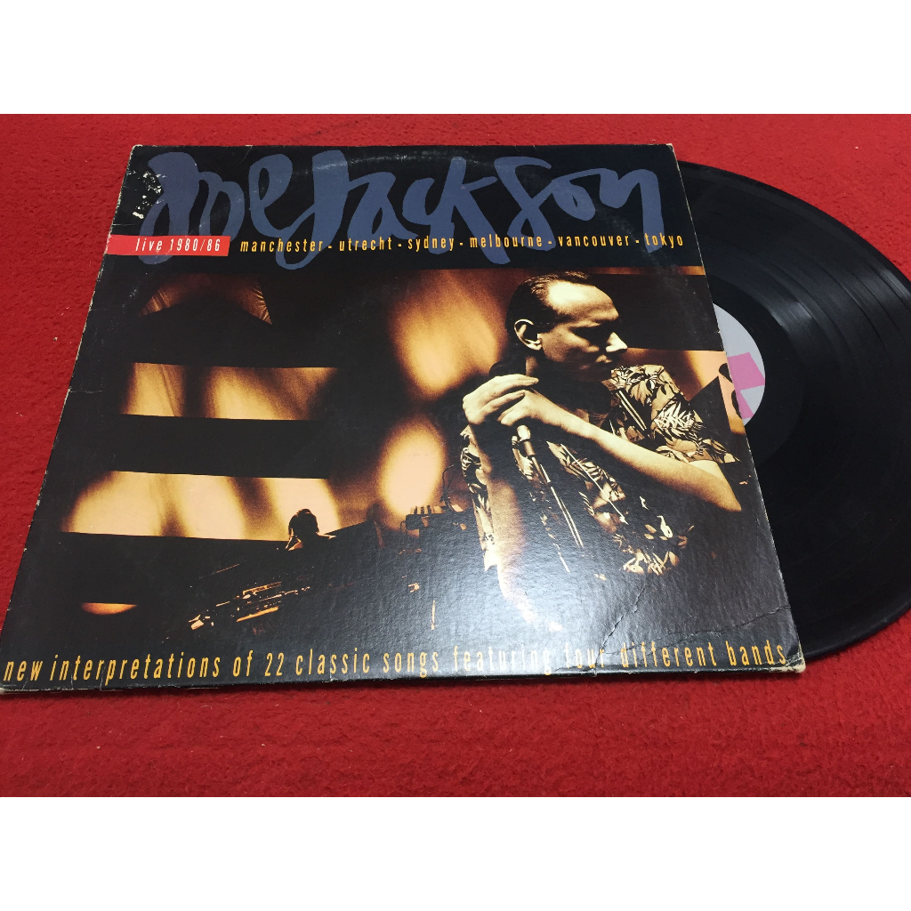 Joe Jackson Live -  Joe Jackson  ขนาด 12 นิ้ว 2LP B1.62