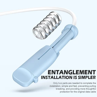 ตัวป้องกันสายข้อมูลAndroid/IP Type C/USB Charger Cable Protector USB to Type C ปลั๊กสายเคเบิล Anti Fracture ฝาครอบซิลิโค