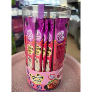 [กระปุก40ซอง] Catty Cat ขนมแมวเลีย 15gx40ซอง