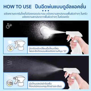♡ Bettergarden ♡😊 น้ำยาทําความสะอาดห้องครัว ขจัดคราบน้ำมัน คราบฝังแน่น Kitchen Cleaner สเปรย์ทำความสะอาดครัว 500ml x1