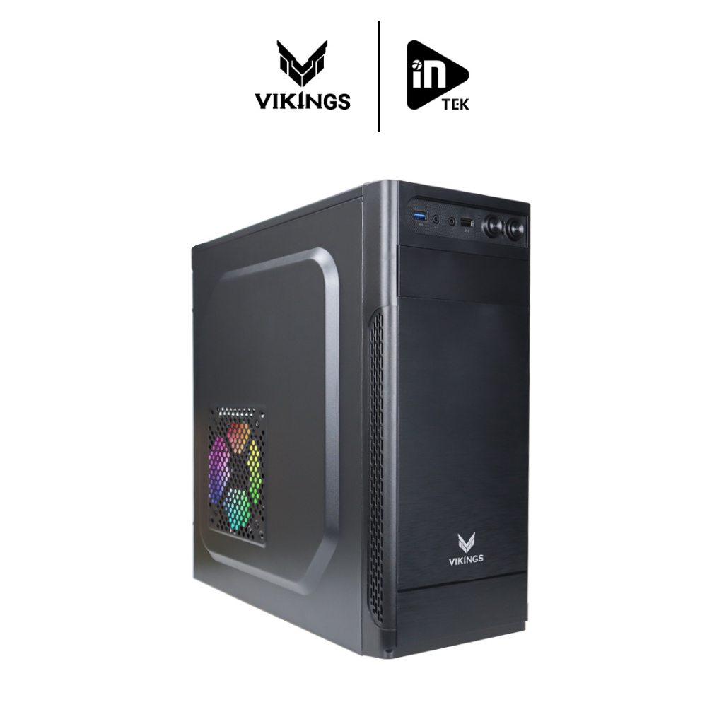 VIKINGS mATX CASE (NP) 1703 BLACK  ATX Case Standard No Power T0670 T0672 T0655 T0637