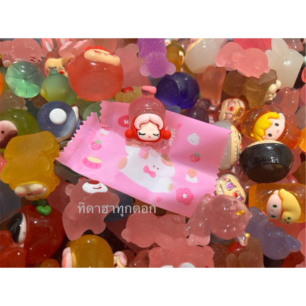 พร้อมส่งในไทย   ซองสุ่มเรซิ่นเรืองแสงจิ๋ว ขนาด M+L คละแบบ  ไปพร้อมซองฉีกลุ้น ราคา ถูกที่สุด ดีลบีเคเค แกลเลอรีภาพที่ 4
