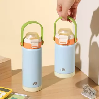 EKO DRIPZ แก้วน้ำเคลือบเซรามิก สแตนเลส 304 12/18/32oz ฝาหลอด กระดกดื่มได้