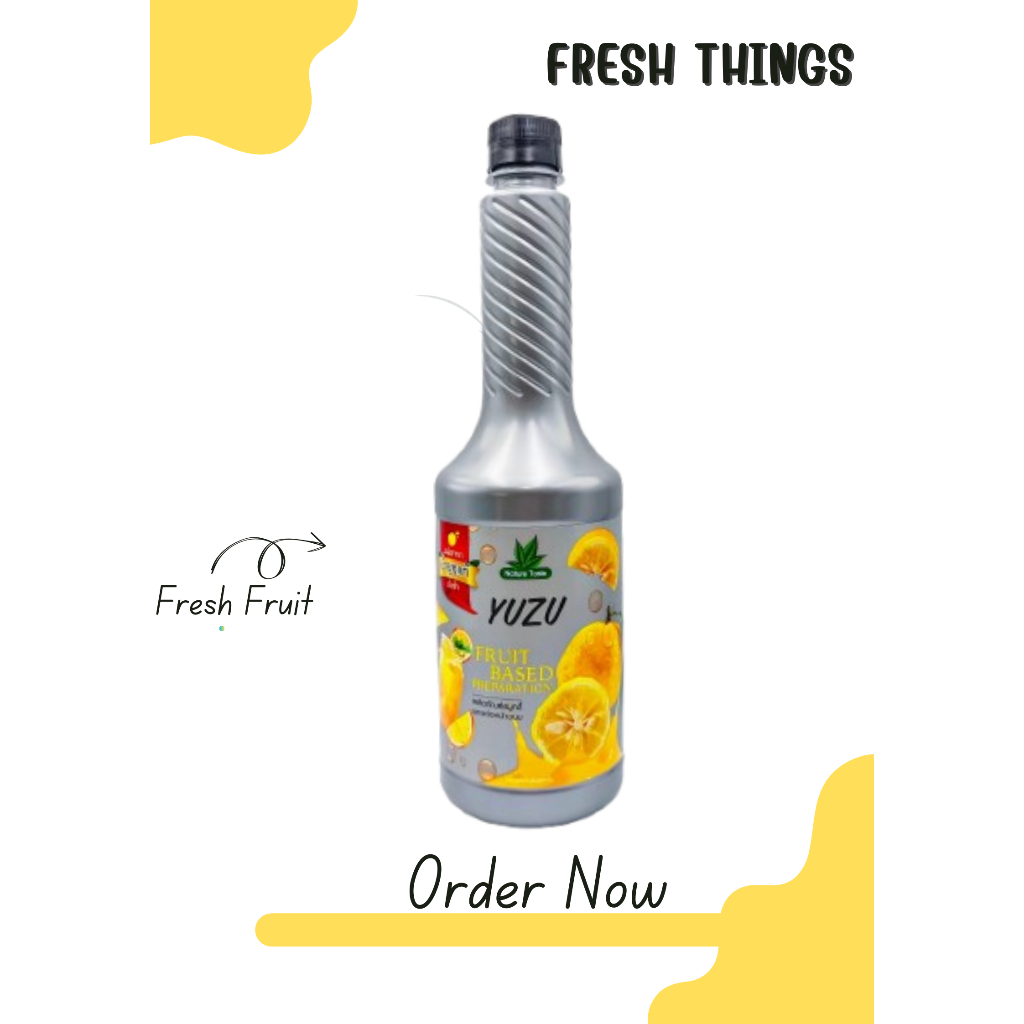 ยูซุ ผสมเนื้อผลไม้จริง Nature Taste  ขนาด 750ml.