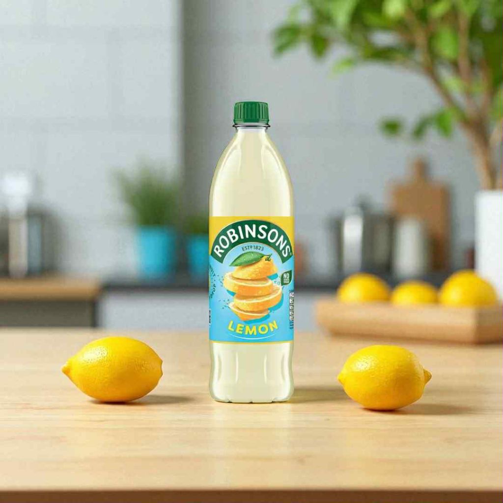 น้ำผลไม้แท้ รสเลม่อนRobinsons Real Fruit Lemon 1L