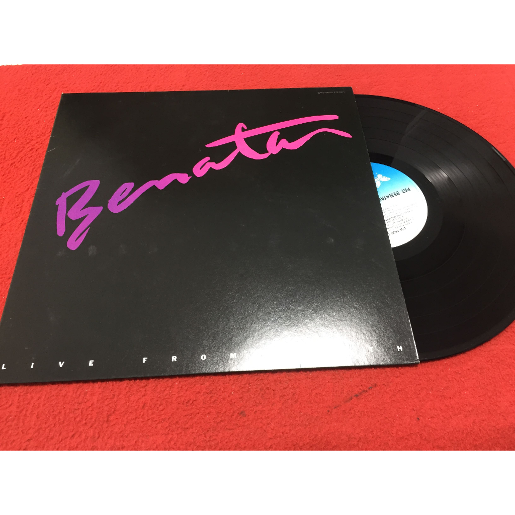 Live from Earth -  Pat Benatar ขนาด 12 นิ้ว LP B2.61