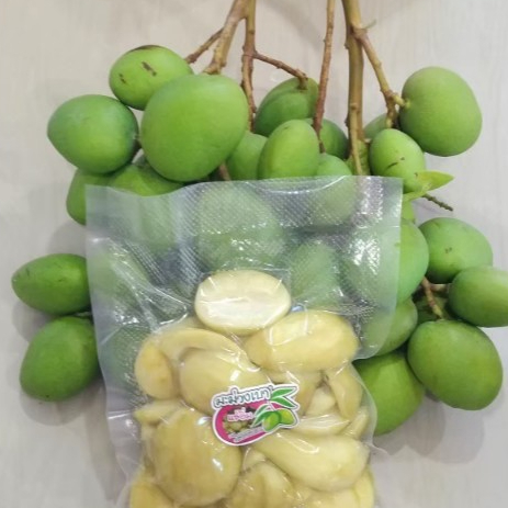 สวนธนภัทร มะม่วงเบาดองเกลือแบบปลอกเปลือก ขนาด 250 กรัม พร้อมพริกเกลือ - รูปที่ 3