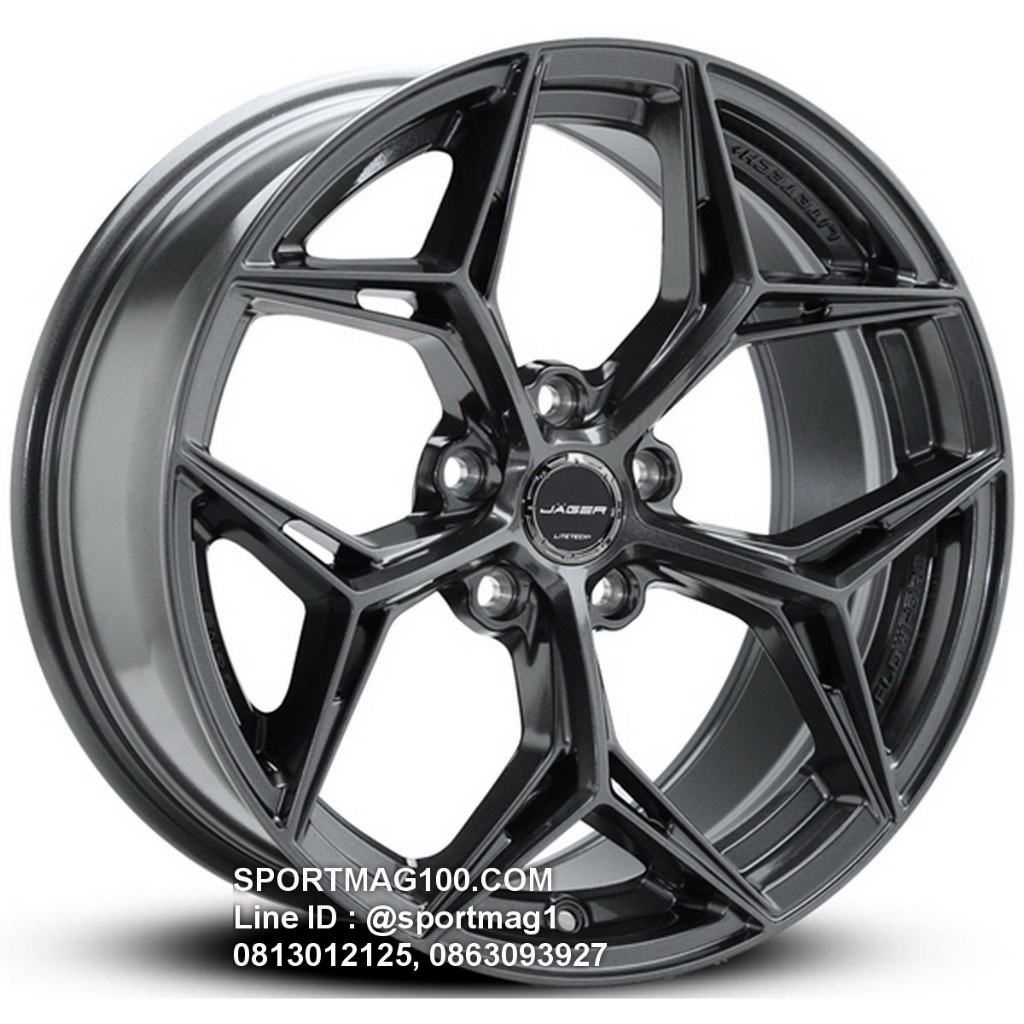 ล้อแม็กซ์ Lenso Jager BLAZE Litetech+ ขอบ18นิ้ว 5รู114 สีไฮเปอร์ดาร์ค กว้าง8.5นิ้ว Offset35 [22443]