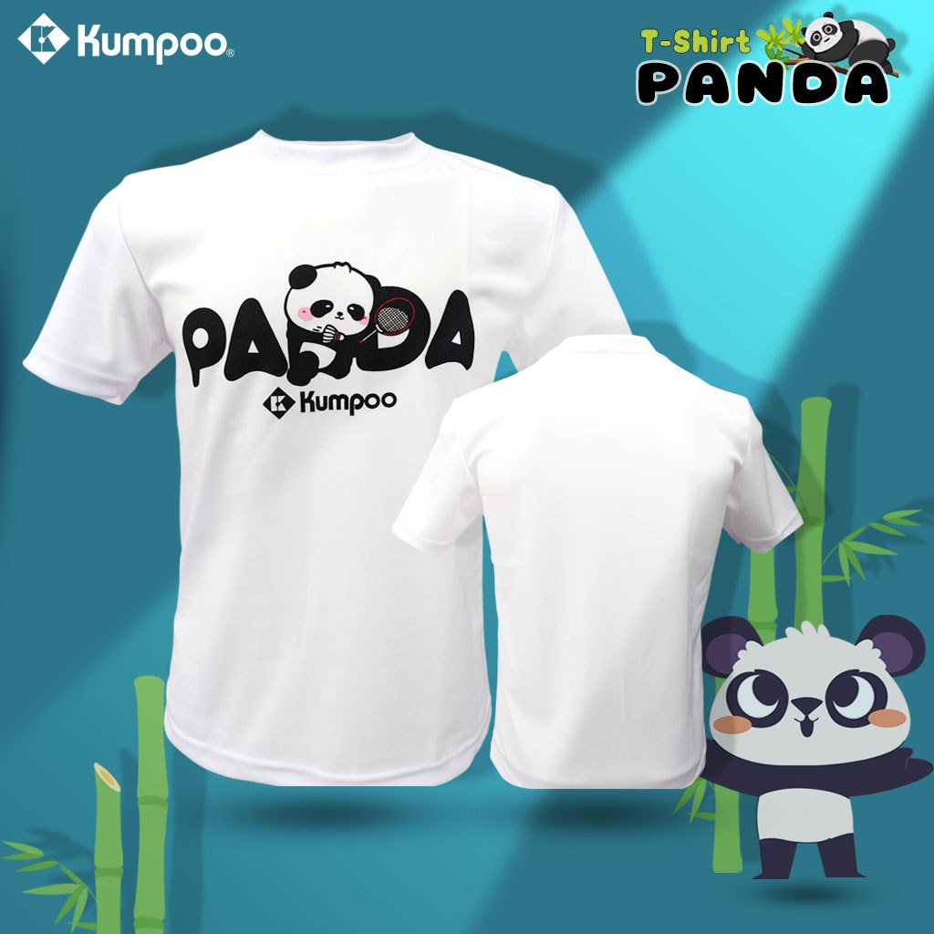 เสื้อคอกลม Kumpoo รุ่น T-Shirt PANDA