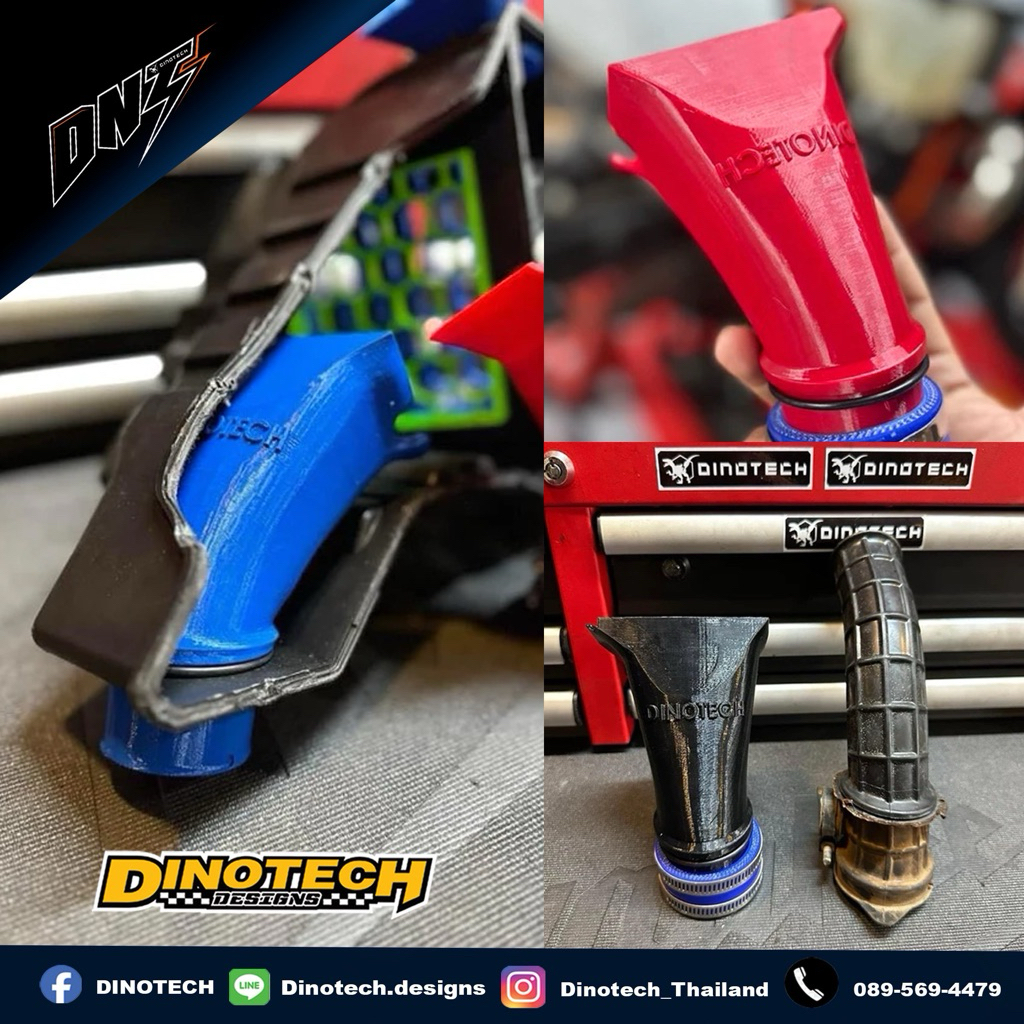 ท่อกรองอากาศแต่ง DINOTECH สำหรับCRF300L,CRF300RALLY
