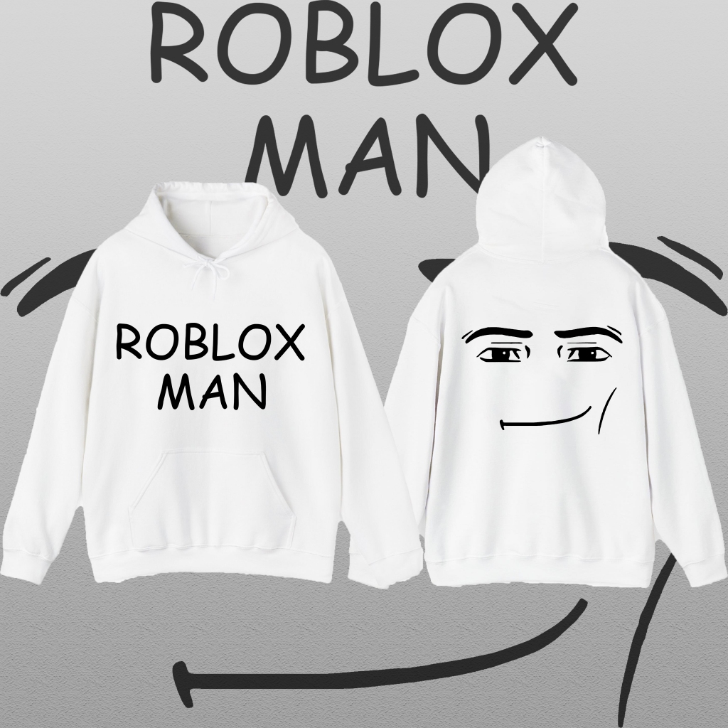 2025 ใหม่ Hoodie Unisex เสื้อคลุม พิมพ์ลาย Roblox Man Face Game เด็ก เป็นกลาง เสื้อฮู้ด 120CM-150CM
