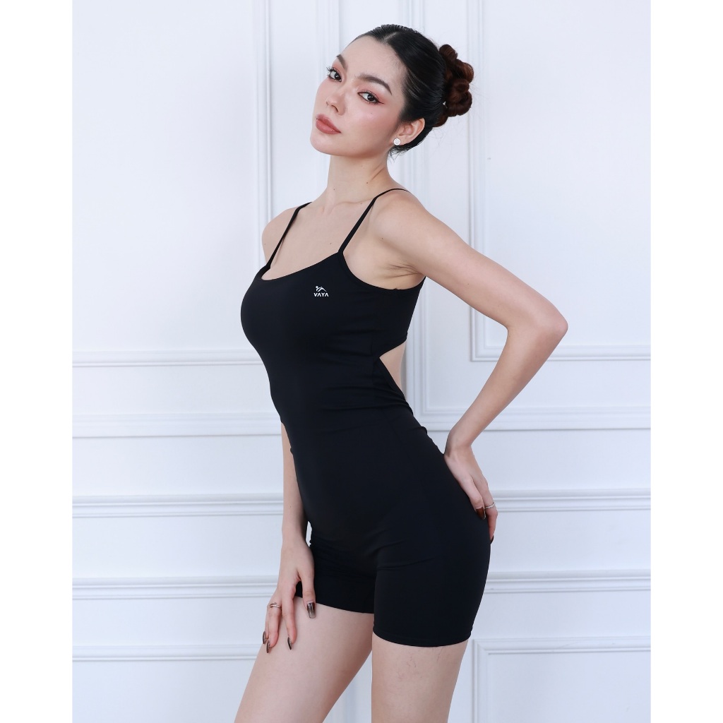 Magee shorts bodysuit sporty - ชุดออกกำลังกาย บอดี้สูท โยคะ ฟิตเนสมีฟองน้ำในตัว