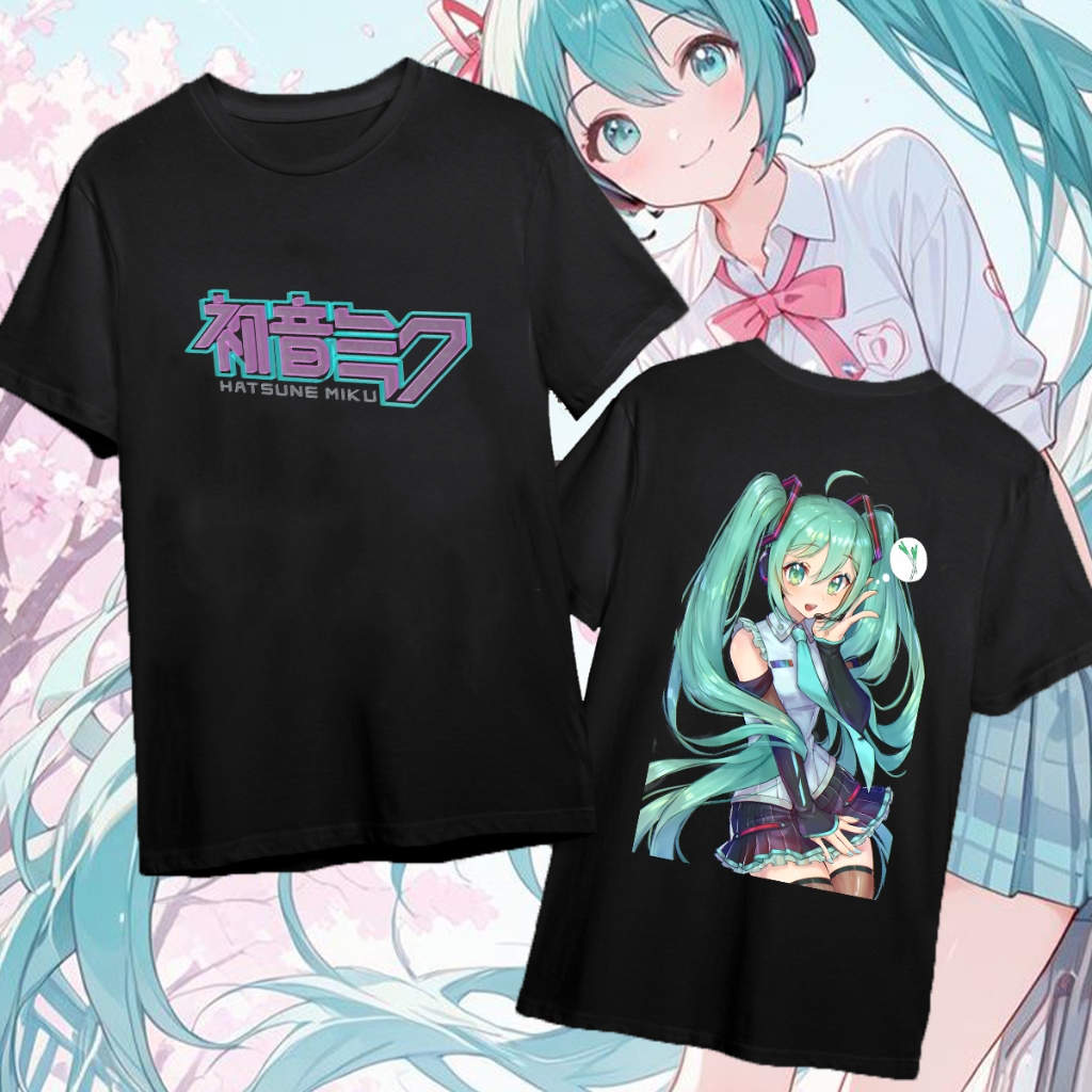 Hatsune MIKU MIKU T-shirt สินค ้ า ้ ห ตูนหลวมผ ้ าฝ ้ ายเสื ้ อยื ความสะดวกสบายในการสวมใส่ S-5XL