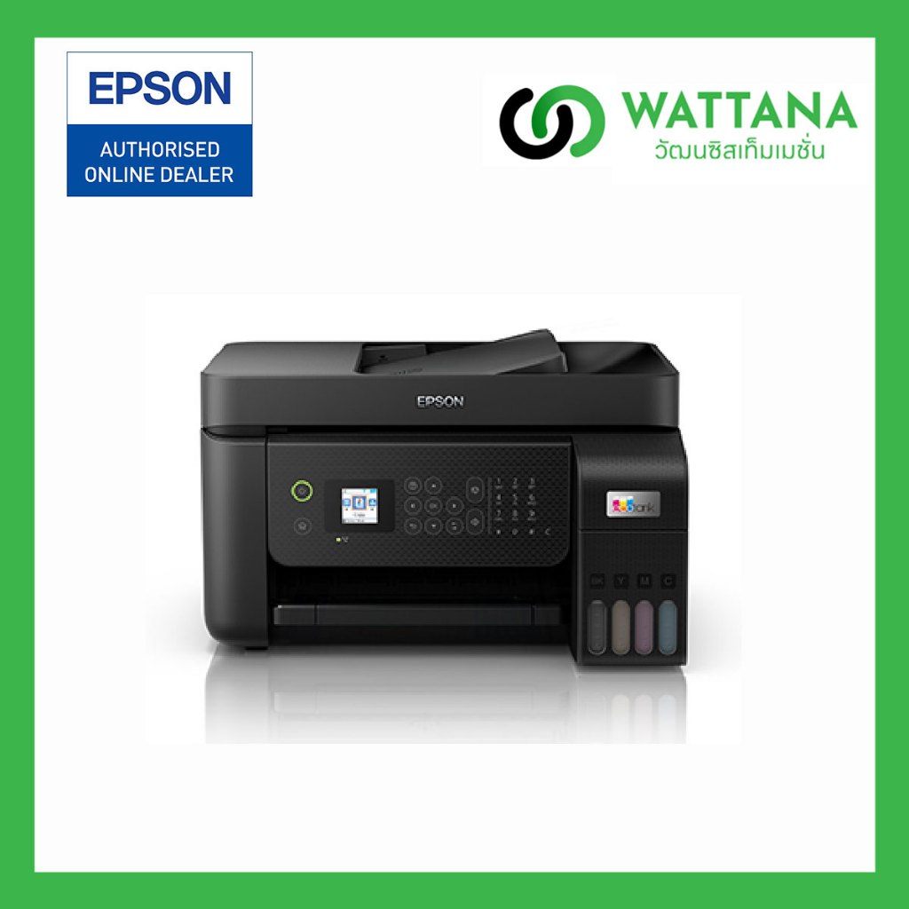 EPSON Printer EcoTank L5290 (Print / Scan/ Copy / Fax with ADF / Wi-Fi)  2 ปี  หรือ 30000 แผ่น