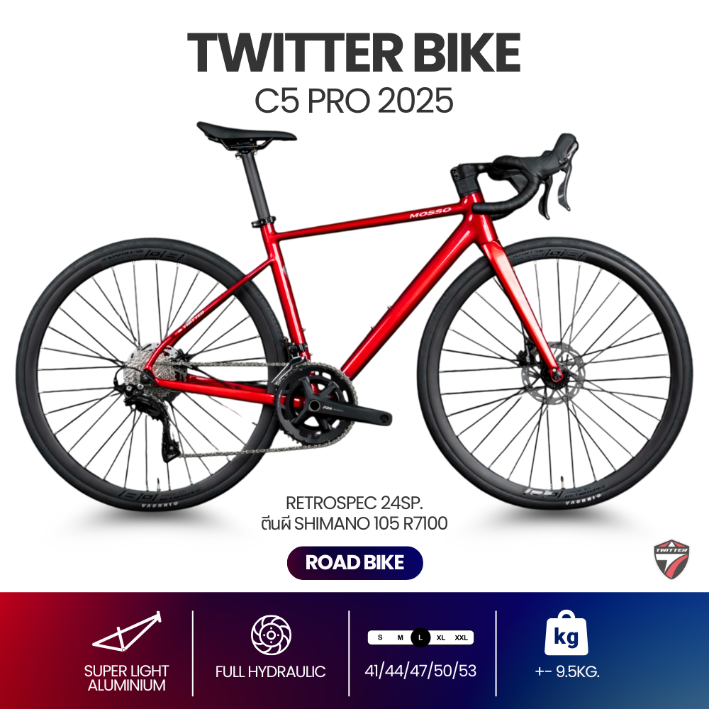 TWITTER รุ่น C5 Pro 24sp. NEW 2025