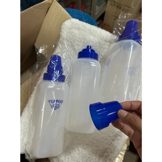 ขวดบีบซอสทีพอท1200ml (เซท 3 ใบ) มีฝาครอบจุก และสเกลบอกปริมาตร