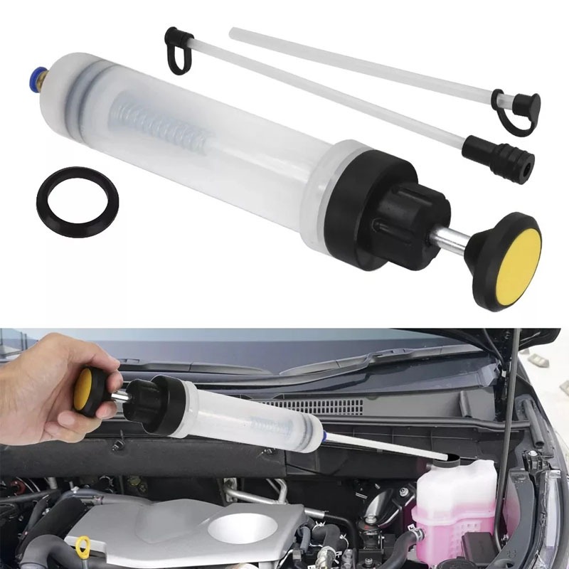 HEXMA เครื่องเติมน้ำมัน เติมเข็มฉีดยา 200/500CC น้ํามันรถยนต์ ดูดของเหลว ฟิลเลอร์ของไหล เติมน้ำมัน - รูปที่ 6