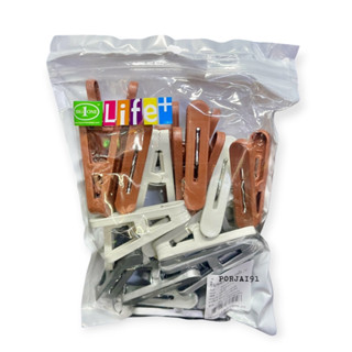 กิ๊บหนีบผ้า หนาพิเศษ กิ๊บแผงรุ่นหนา 24 ตัว Big One #805-24