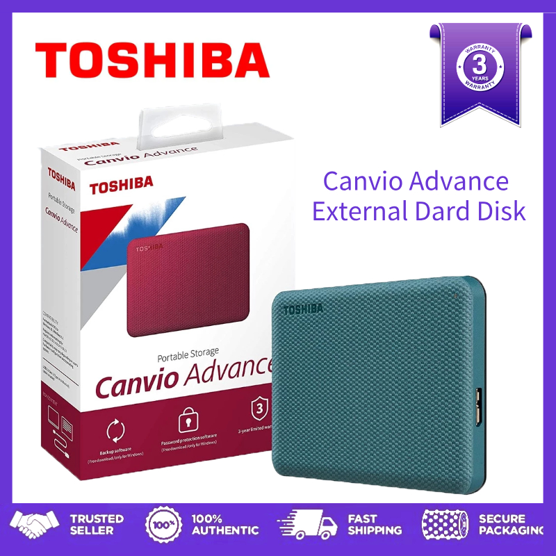 1TB 2TB 4TB External Hard Disk Toshiba Canvio Advance blue USB3.0 HDD 2.5'' Portable hard drives