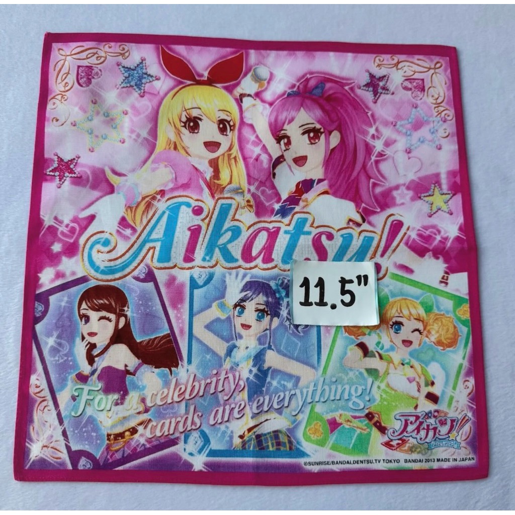 Aikatsu ผ้าเช็ดหน้าการ์ตูน