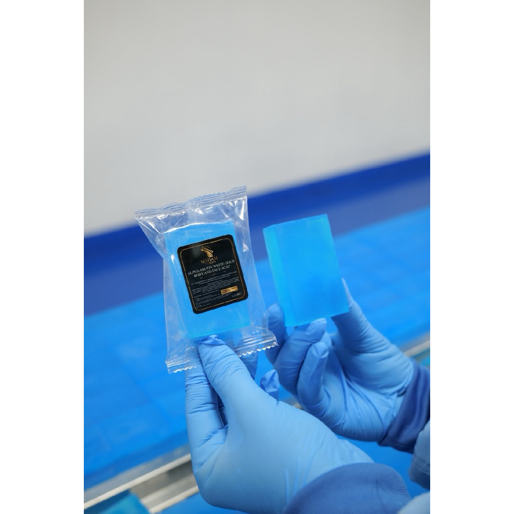 AlphaAbutin white soap