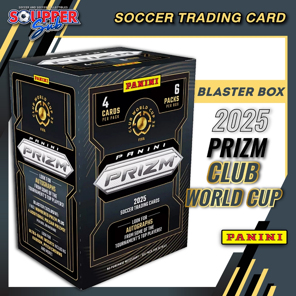 2025 Panini Prizm FIFA Club World Cup 6 Pack Blaster Box