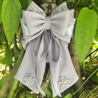 Bow โบว์ติดผม เน็ตติดผม กิ๊บติดผม โบว์ใหญ่ โบว์พยาบาล เครื่องประดับผม แฟชั่น อุปกรณ์ตกแต่งผม ริบบิ้นโบว์ เน็ตคลุมผม