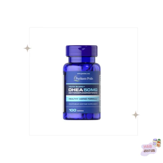 Puritan’s Pride, DHEA ดีเอชอีเอ 25,50,100 mg ชนิดเม็ด Tablets, Capsules