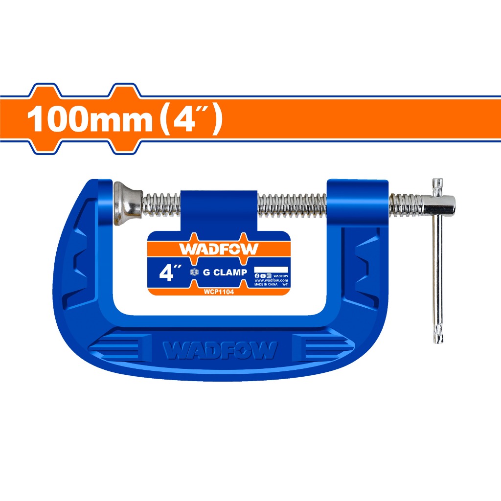 WADFOW WCP1104 ปากกาจับชิ้นงาน ตัวจี 4″