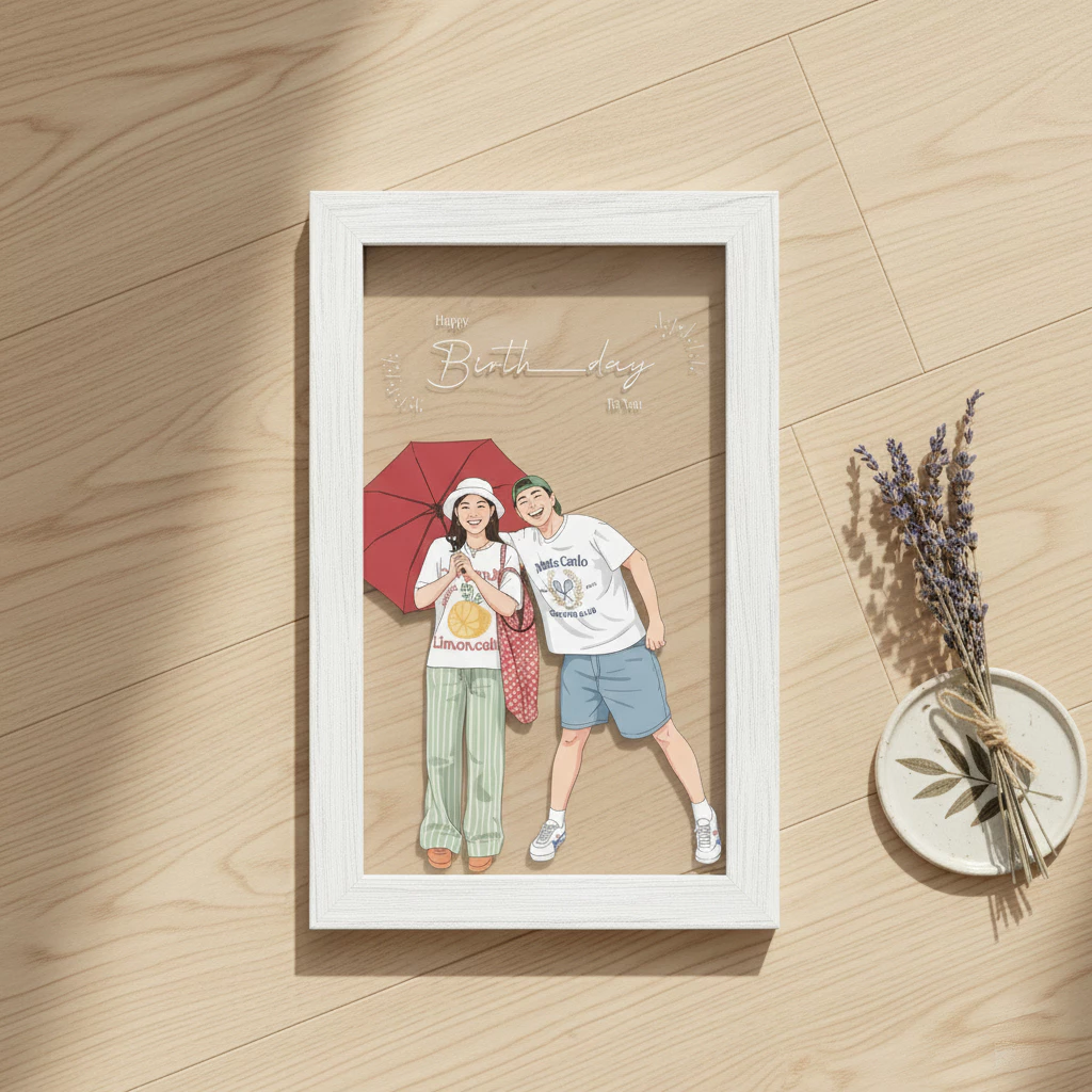 กรอบรูปอะคริลิคสั่งทำพิเศษวาดรูปตามสั่ง Wanpises thumbnail 3