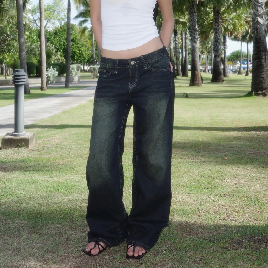 Angelic รุ่น Mamba Olivy (กางเกงยีนส์เอวต่ำ)