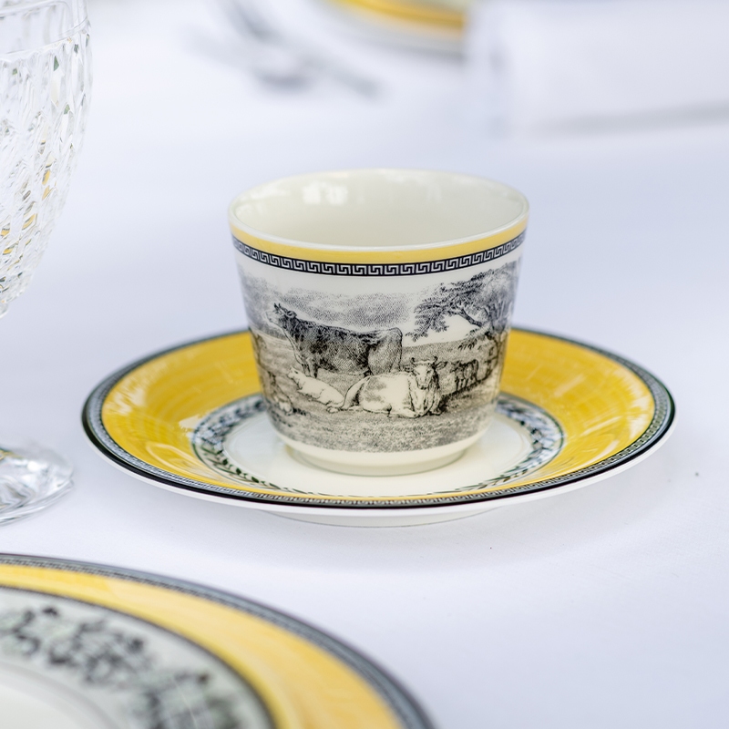 Villeroy & Boch - Audun Ferme ถ้วยกาแฟและจานรองถ้วยกาแฟ/ชาพอร์ซเลน (10-1067-1300) , (10-1067-1310) - รูปที่ 4