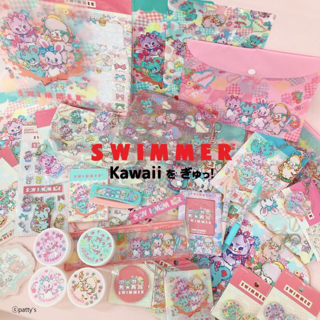 [พร้อมส่ง🇹🇭] กระเป๋า/ถุงผ้า/ปากกา Swimmer©️Japan