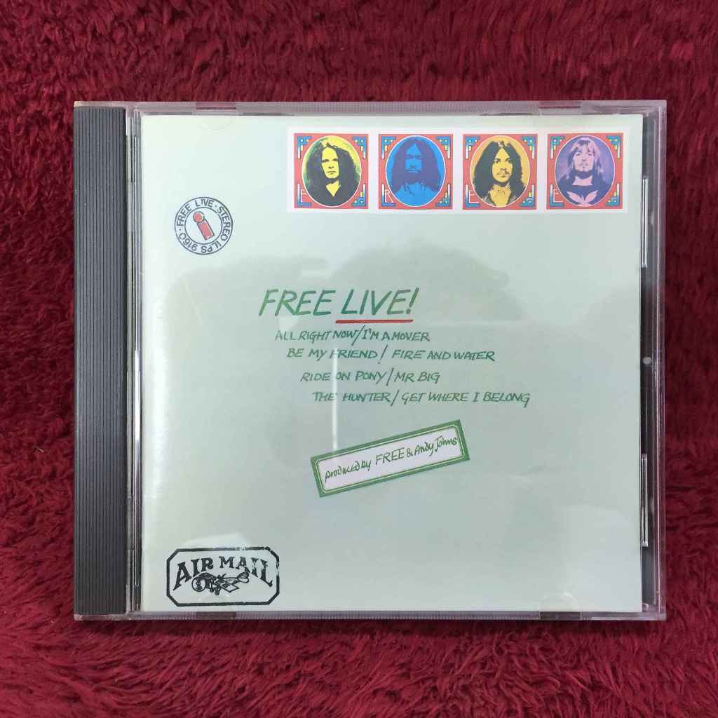 CD Free Free Live! สภาพตามรูปปก DA127-33